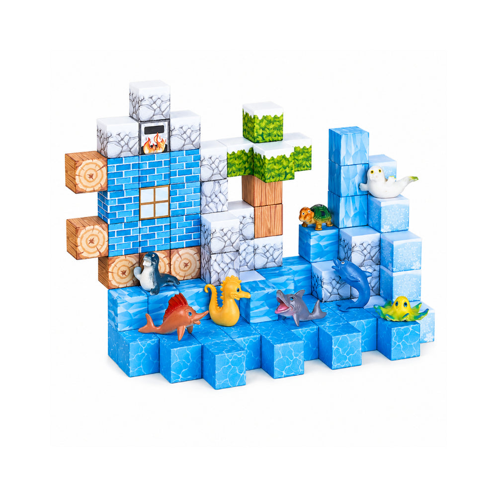 Made To Treasure Click Bricks - 99 Piece UNDERWATER